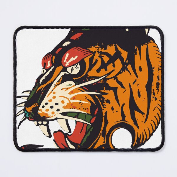 Item preview, tiger head old school style tattoo designed and sold by Achille3777.