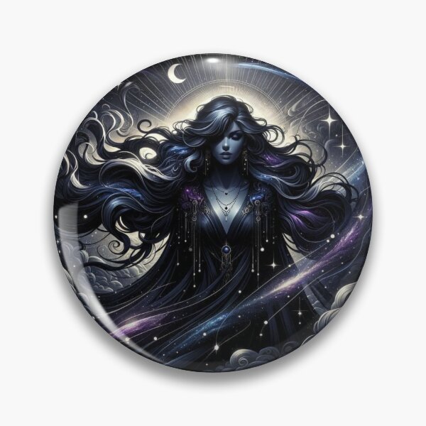 Item preview, Greek Nyx Goddess designed and sold by AnalajiaDesigns.