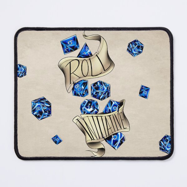 Item preview, DnD Roll Initiative (blue) designed and sold by RetroCoven.