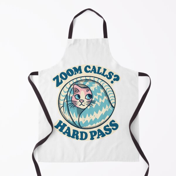 Item preview, Zoom calls hard pass cat designed and sold by Michael Garber.