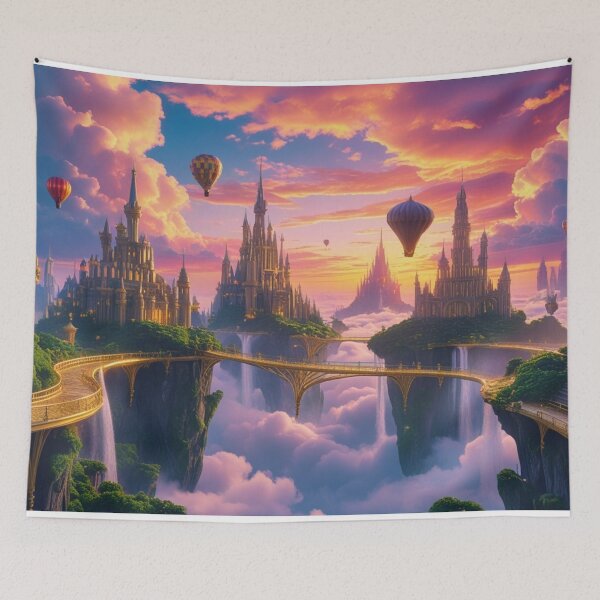 Item preview, Fantasy City in Clouds designed and sold by Markoni's Bazaar.