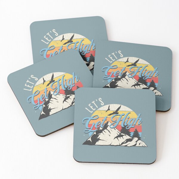 Item preview, Lets Get High Hiking Mountain Lover designed and sold by RR-Arts.