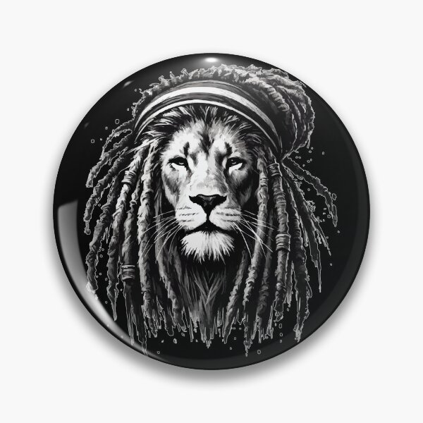Item preview, Rasta Rastafari Lion Monochromatic designed and sold by TomFrontierArt.