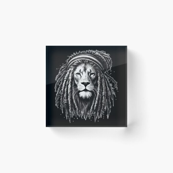 Item preview, Rasta Rastafari Lion Monochromatic designed and sold by TomFrontierArt.
