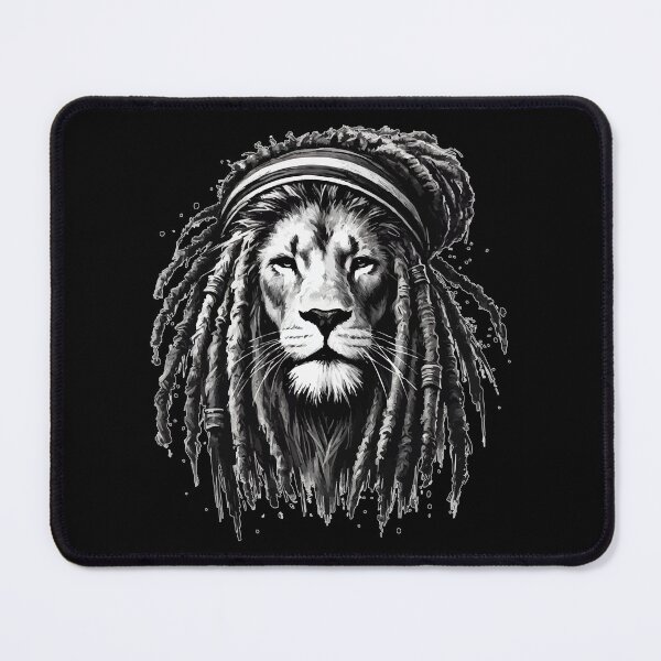 Item preview, Rasta Rastafari Lion Monochromatic designed and sold by TomFrontierArt.