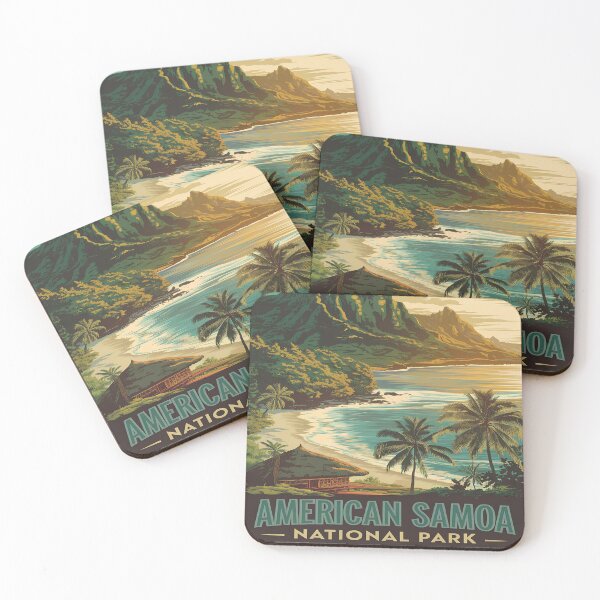 Item preview, Breathtaking Beauty of American Samoa National Park designed and sold by Pattern-Parade.