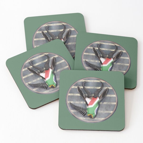 Item preview, Springbok eating All Black Fern designed and sold by CheriGurl.