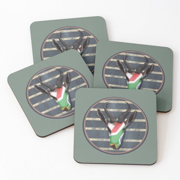 Item preview, Springbok enshrouded in the South African flag designed and sold by CheriGurl.