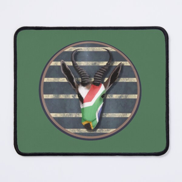 Item preview, Springbok enshrouded in the South African flag designed and sold by CheriGurl.