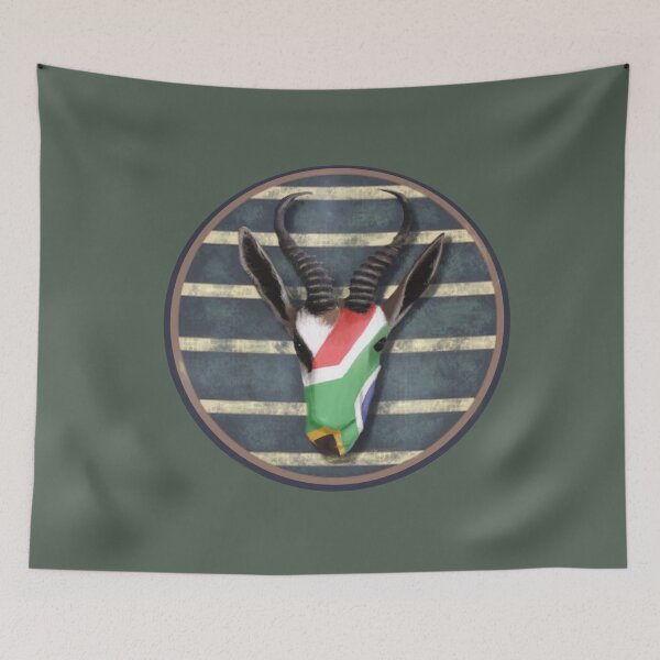 Item preview, Springbok enshrouded in the South African flag designed and sold by CheriGurl.