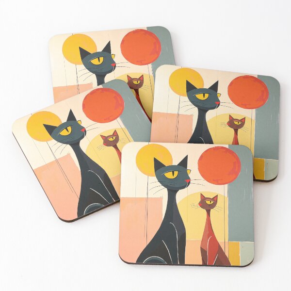 Item preview, "Cats in the afternoon" designed and sold by Tecno-Art-Land.