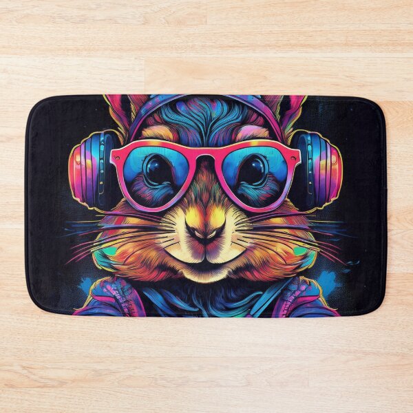 Item preview, graffiti chipmunk in headphones and shades designed and sold by Boxing Kangaroo Retail Company.