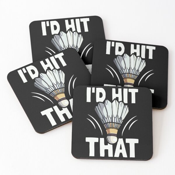 Item preview, I'd Hit That Badminton Lover Gift Shuttlecock designed and sold by PrintCrafting.