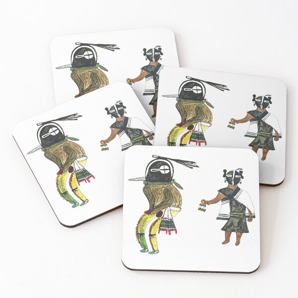 Item preview, Hopi Kachinas, Kokopelli and Kokopelli Mana, Fertility Deity designed and sold by CulturalCurios.
