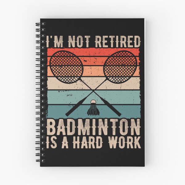 Item preview, Retied Badminton Gift Vintage Player Retirement designed and sold by PrintCrafting.