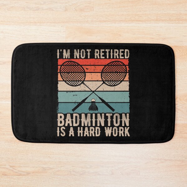Item preview, Retied Badminton Gift Vintage Player Retirement designed and sold by PrintCrafting.