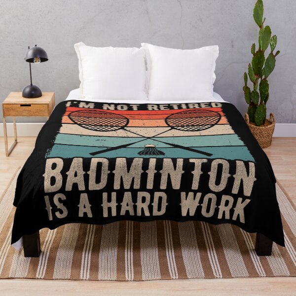 Item preview, Retied Badminton Gift Vintage Player Retirement designed and sold by PrintCrafting.