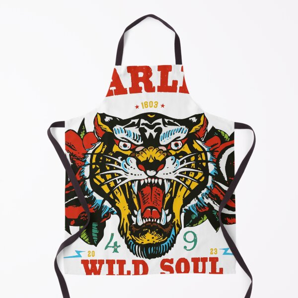 Item preview, Tiger tattoo fearless wild soul rose flower 49 designed and sold by Achille3777.