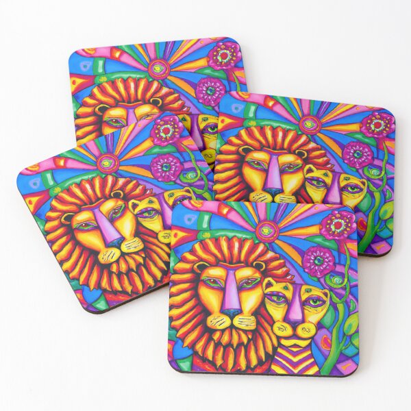 Item preview, Lion pair in the wilderness - Lion pair in the wilderness designed and sold by Evelyn3112.