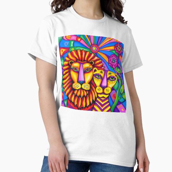 Löwenpaar in der Wildness - Lion pair in the wilderness Classic T-Shirt