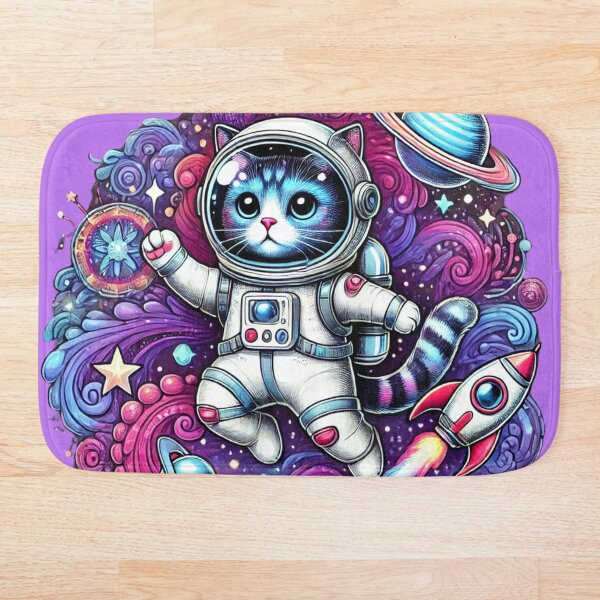 Aperçu de l'œuvre Chat Galactique : Explorateur de l’Espace créée et vendue par Nauert's.
