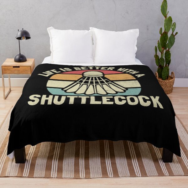 Item preview, Life Is Better With a Shuttlecock Badminton Lover designed and sold by PrintCrafting.