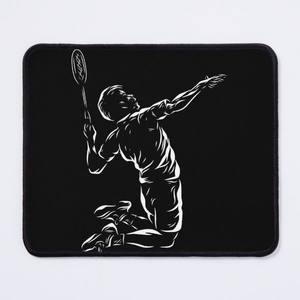 Item preview, Badminton Player Art – Dynamic Shuttlecock Smash designed and sold by PrintCrafting.