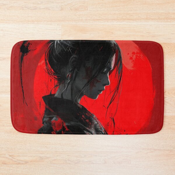 Item preview, Red Moon Samurai Girl designed and sold by EndOfRainbowArt.