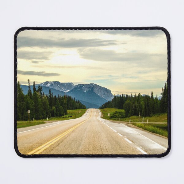 Item preview, Early Morning Light Rocky Mountains With Road designed and sold by SketchWithLight.