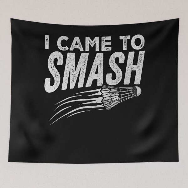 Item preview, I Came to Smash – Badminton Lover Shuttlecock designed and sold by PrintCrafting.