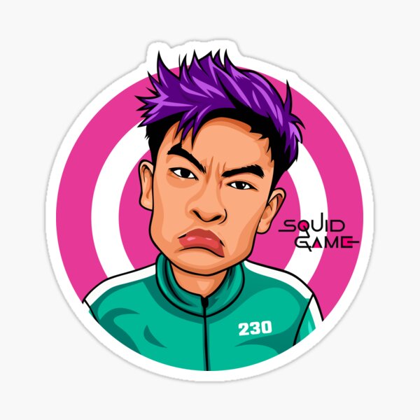 Item preview, Squid Game - Thanos - Player 230 Fan Art designed and sold by GlowInk8.