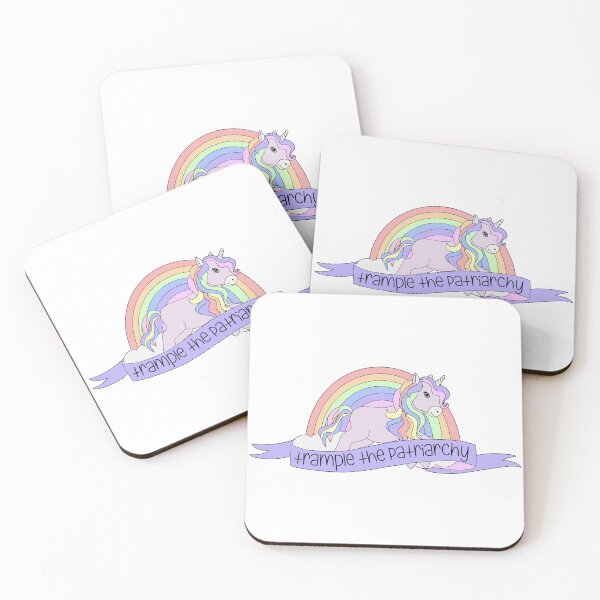 Item preview, Pisotear el unicornio del patriarcado designed and sold by gethappytees.
