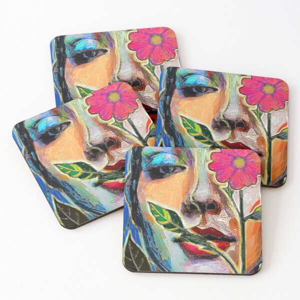 Item preview, woman with flower designed and sold by diulid.