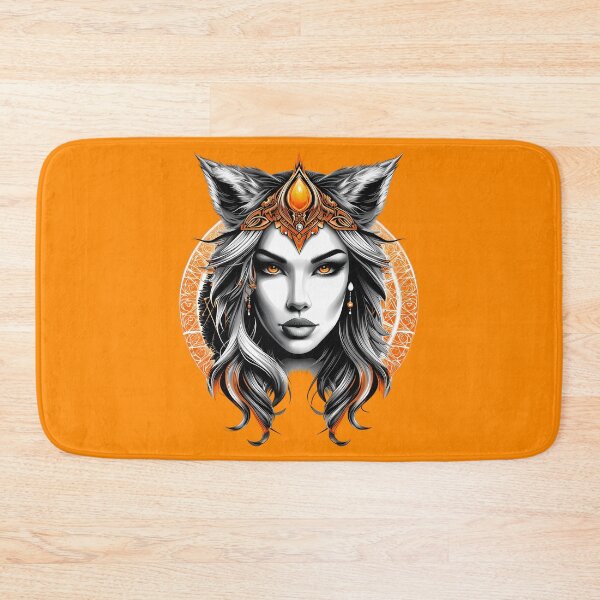 Item preview, Celestial Lyran Queen - Mystical Feline Art designed and sold by MystiqSlav.