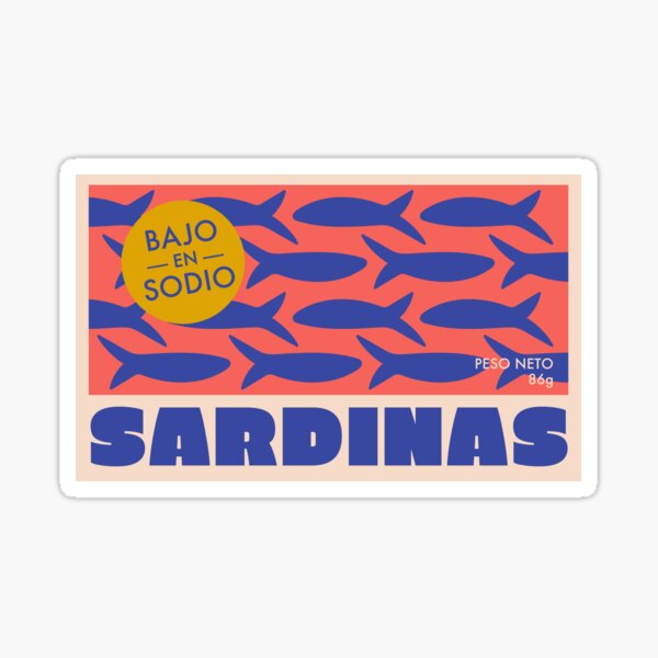 Aperçu de l'œuvre Sardines à faible teneur en sodium créée et vendue par marianabeldi.