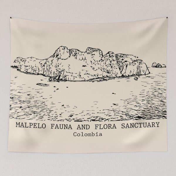 Item preview, Malpelo Fauna and Flora Sanctuary - Colombia designed and sold by Lakeric Cityscapes.