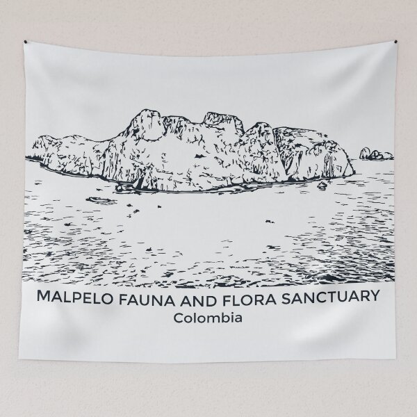 Item preview, Malpelo Fauna and Flora Sanctuary - Colombia designed and sold by Lakeric Cityscapes.