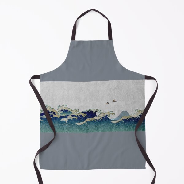 Item preview, Japanese Art Style - Swallows in a stormy sea - designed and sold by store-wasabi.