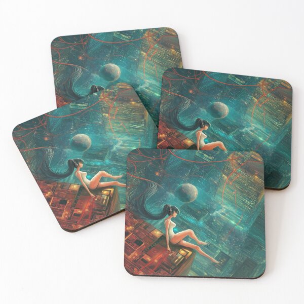 Item preview, Edge Of The World. Future Sci Fi design. designed and sold by Shoot-The-Moon.