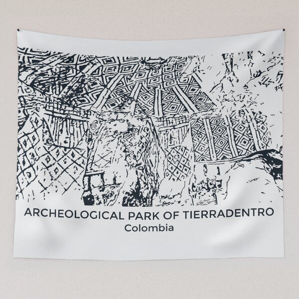 Item preview, Archeological Park of Tierradentro - Colombia designed and sold by Lakeric Cityscapes.