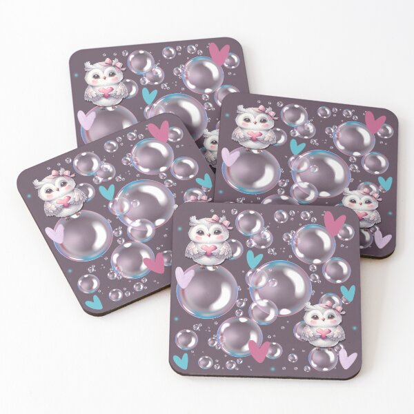Item preview, Owls, Bubbles and Hearts designed and sold by Topmel.