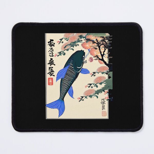 Item preview, gar fish in flowers designed and sold by EuropeanPrints.