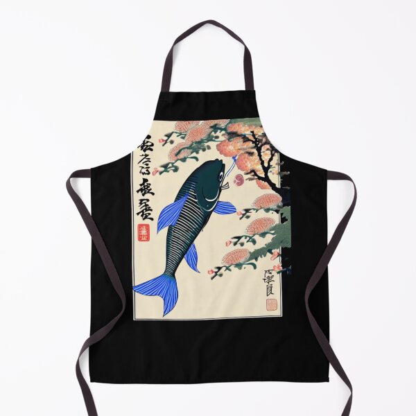 Item preview, gar fish in flowers designed and sold by EuropeanPrints.