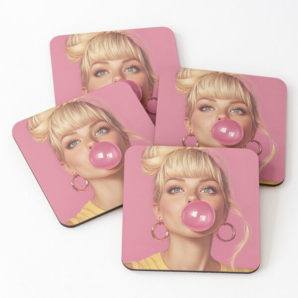 Item preview, Young women chewing gum  designed and sold by NeonEdge.