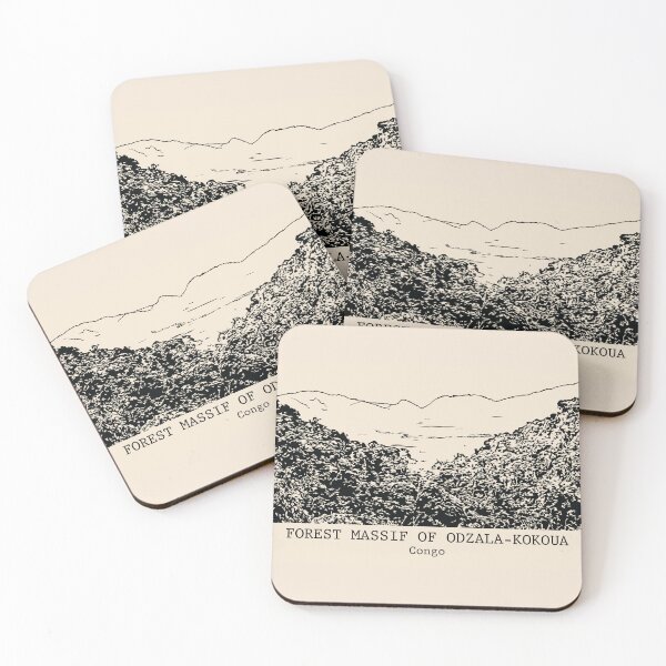 Item preview, Forest Massif of Odzala-Kokoua - Congo designed and sold by Lakeric Cityscapes.