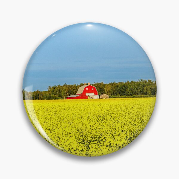 Item preview, Red Barn Canola Field designed and sold by SketchWithLight.