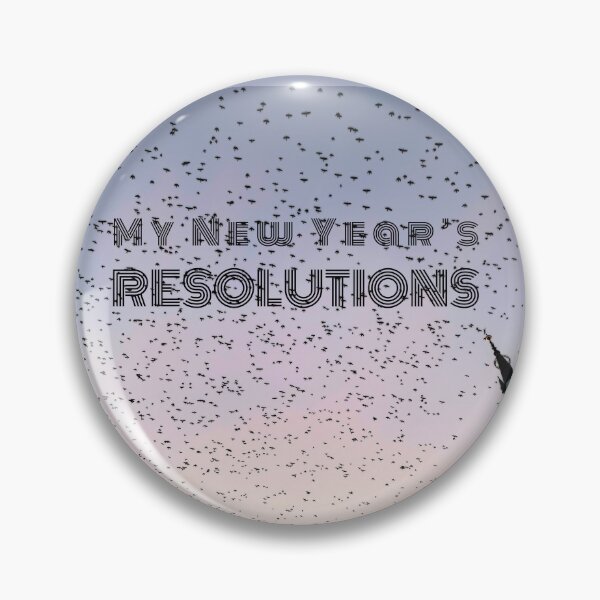 Item preview, My New Year's Resolutions Birds Sky Design Perfect Gift for New Year's Planning And Birds Lovers designed and sold by Fiboarty.
