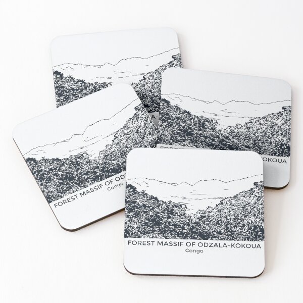 Item preview, Forest Massif of Odzala-Kokoua - Congo designed and sold by Lakeric Cityscapes.