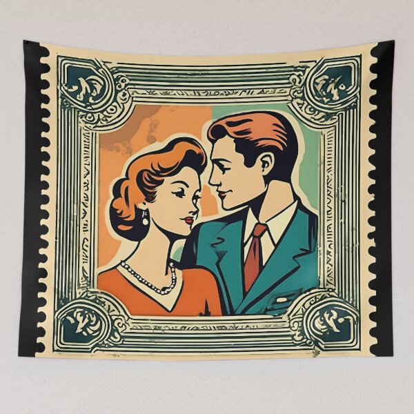 Item preview, Ink & Love Combined Valentine designed and sold by Vintagestamps.