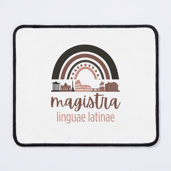 Item preview, Neutral BOHO Rainbow Latin Language Teacher designed and sold by MaritereMix.